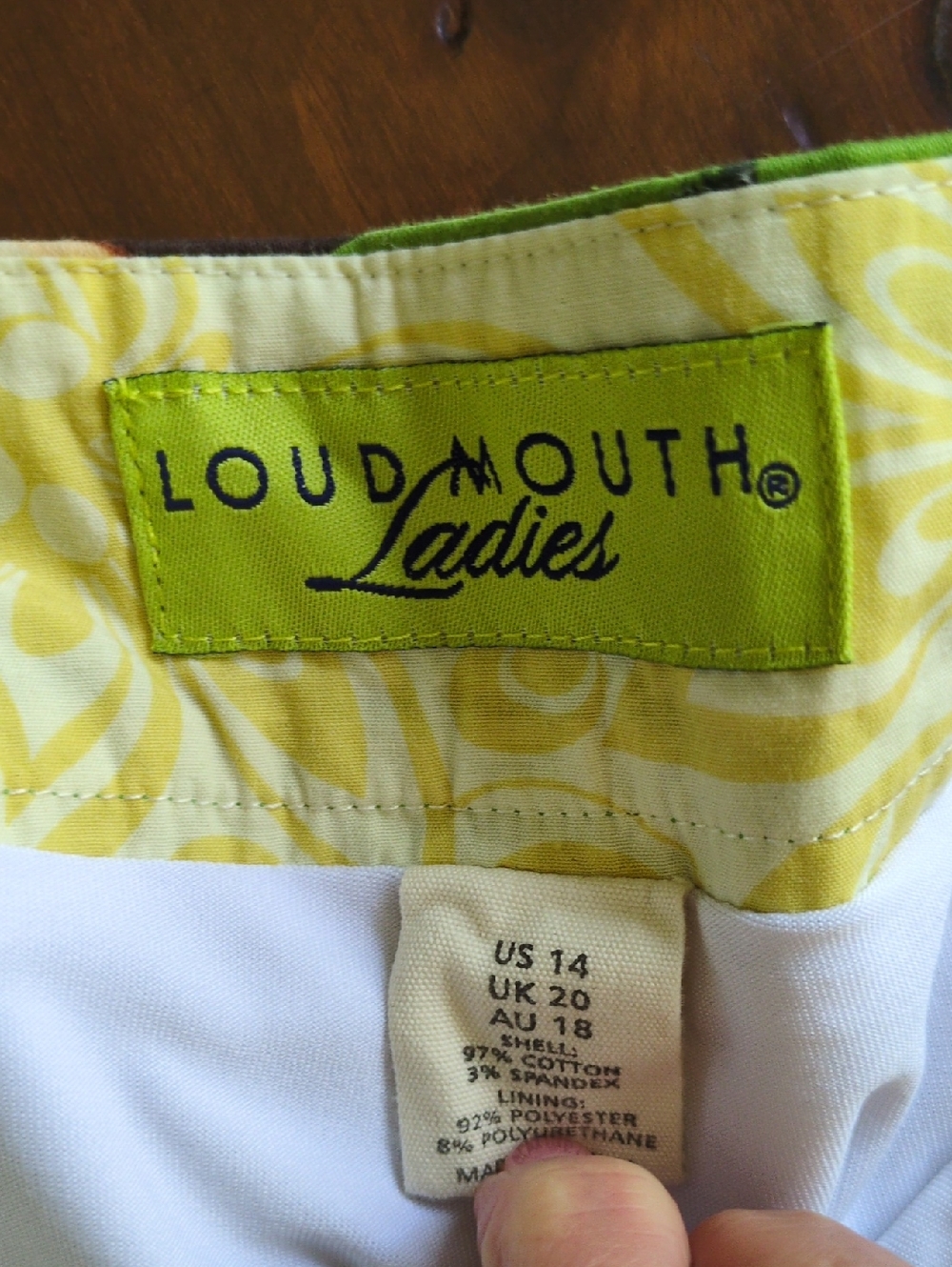 Loudmouth Ladies | Birds of Paradise Retro Pinup Print Women's Golf Skort/Skirt - Picture 7 of 12